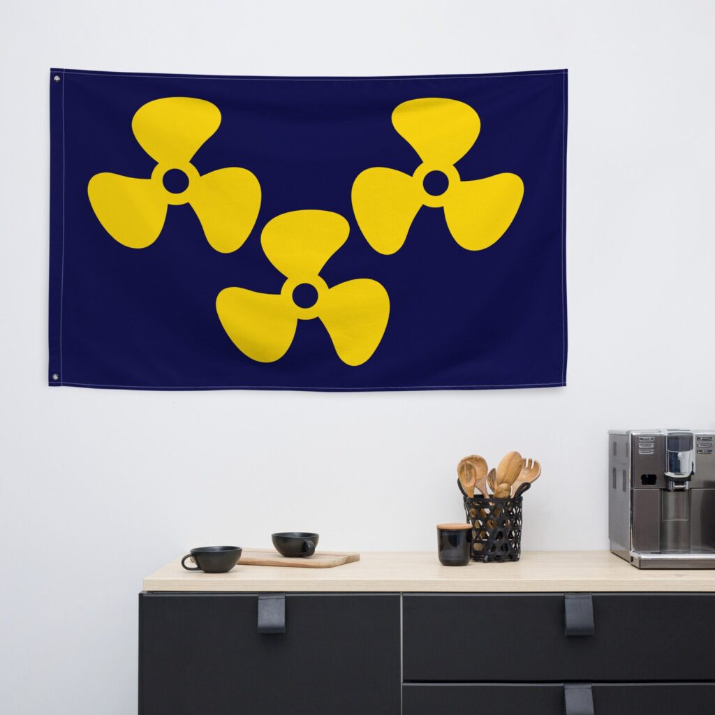 propeller wall flag gift