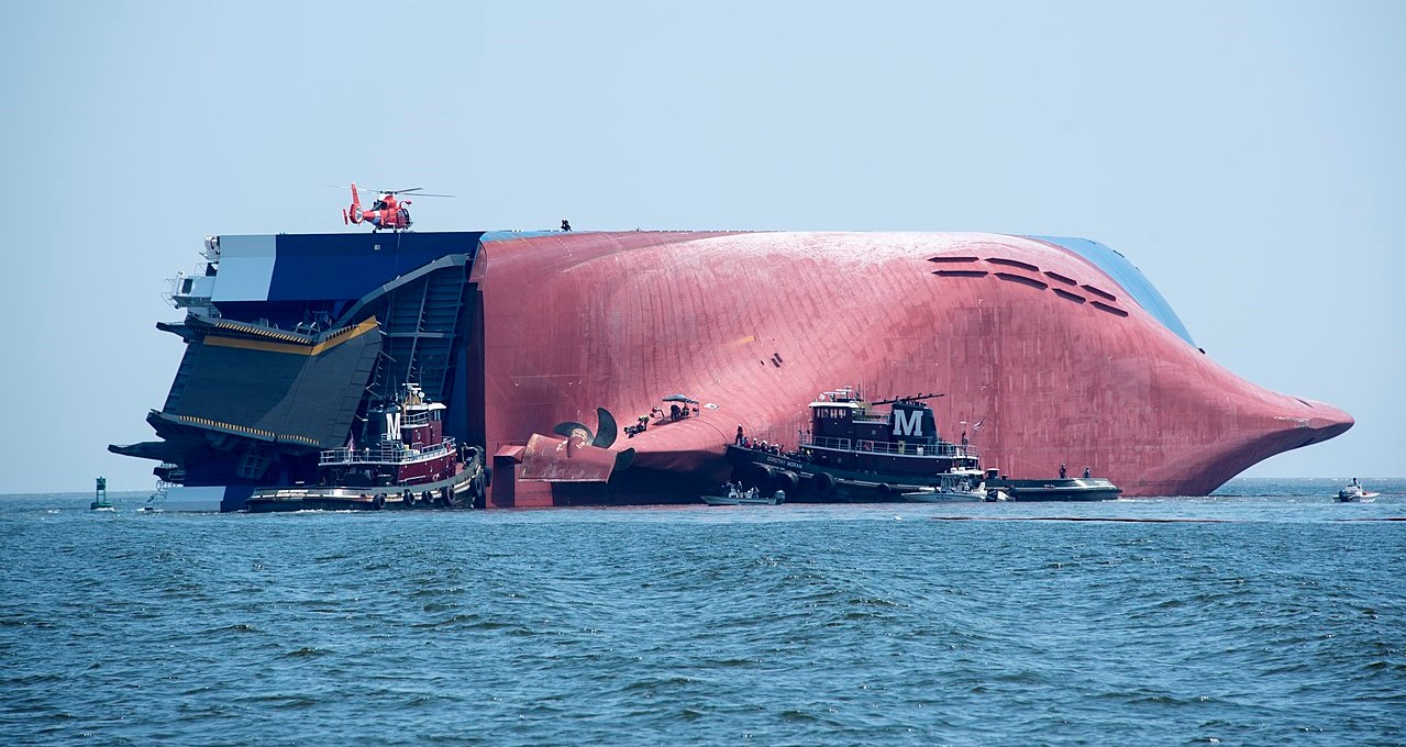 Capsized Ferry Golden Ray