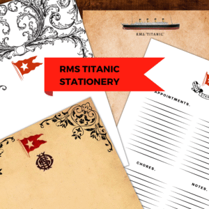 RMS Titanic stationery set