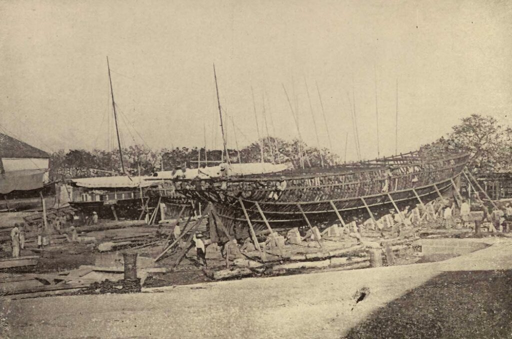 Spanish Shipyards and Arsenal of Cavite, circa 1899.
