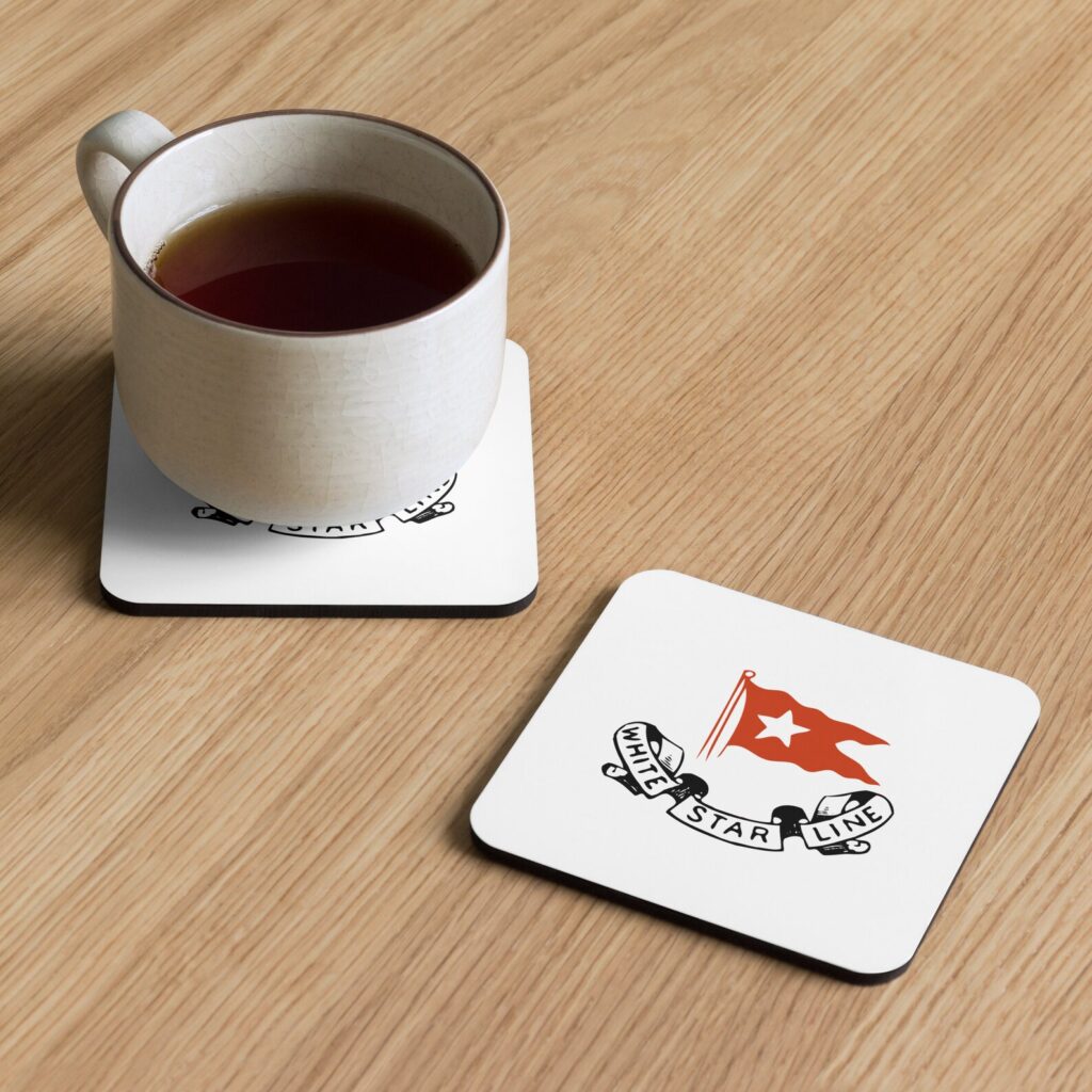 White Star Line Titanic ocean liner coaster gift