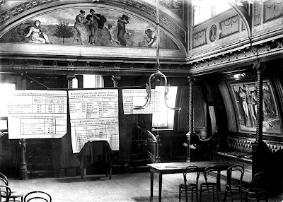Bessemer Saloon in its retirement as a lecture room at the Swanley Horticultural College, Kent.