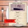 Titanic Original third class menu