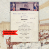 Titanic second class menu