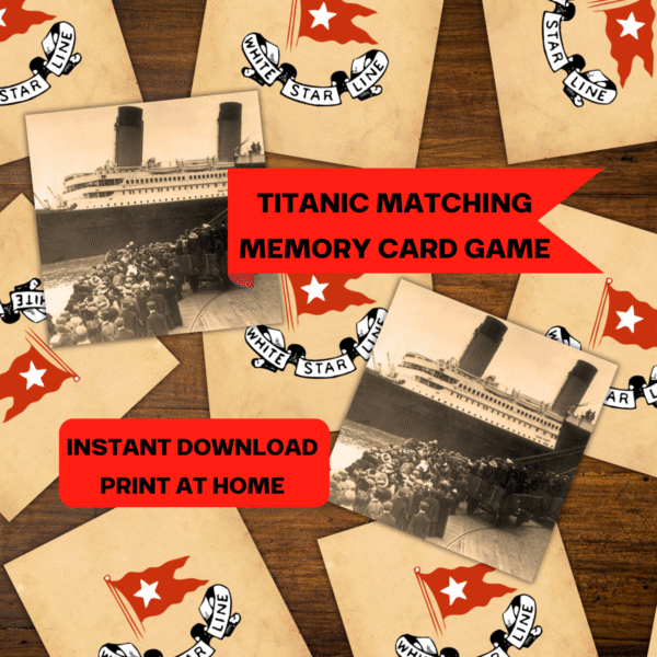 Titanic Memory Card Game