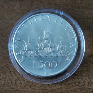 Italy 500 Lire Columbus Caravelle