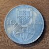 Silver Coin 1954 Portugal 10 Escudos - Image 3
