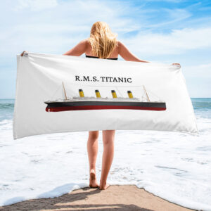 RMS Titanic Beach Towel